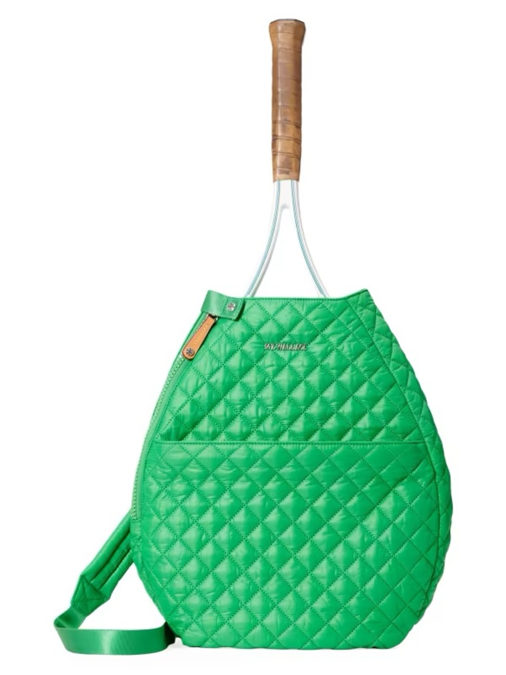 MZWallace Metro Racket Quilted Green Tennis Racket Backpack